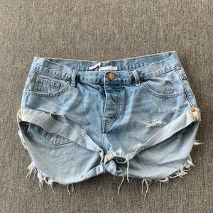 One by One Teaspoon Bandit Shorts